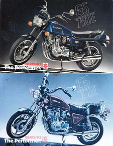 Suzuki GS750E & GS750L brochure, USA